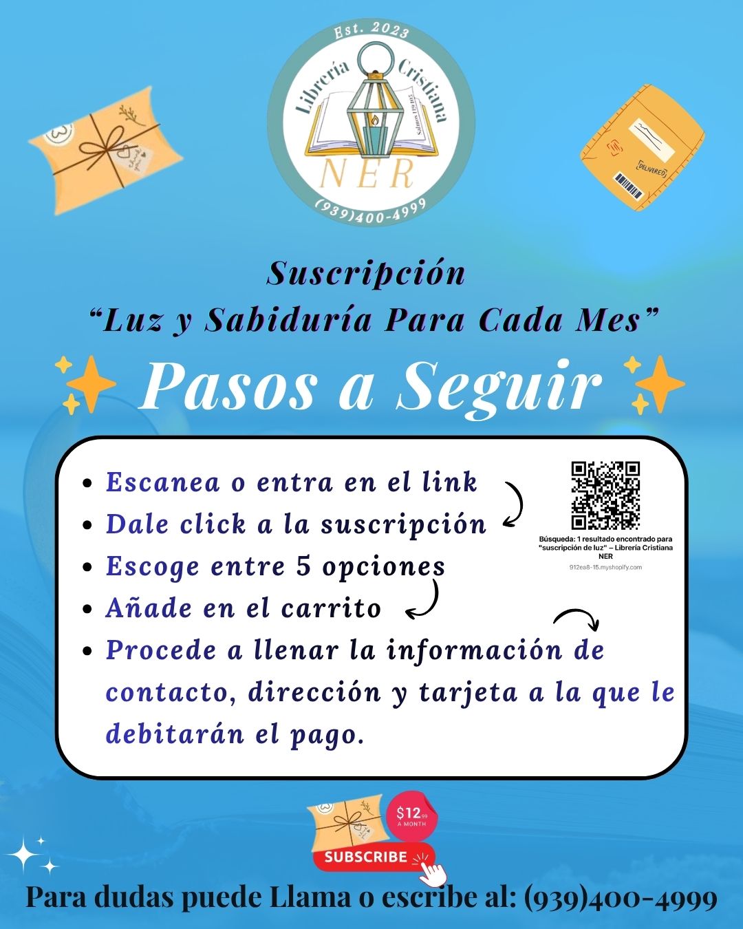 Suscripción de Luz y Sabiduría para Cada Mes