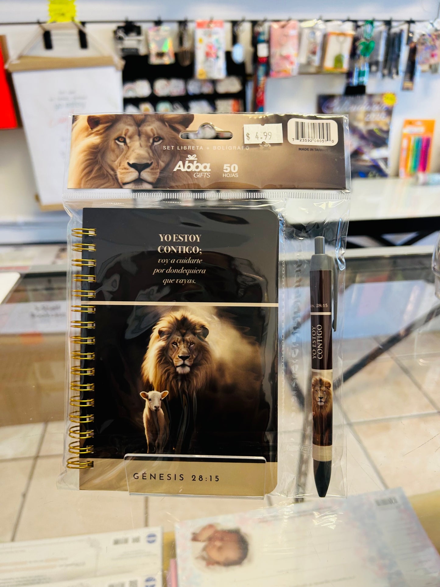 Set Libreta 50 hojas + Bolígrafo