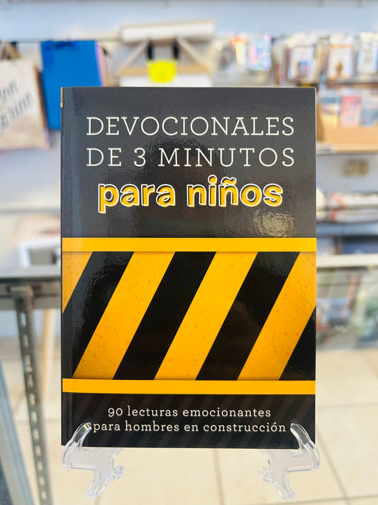 Devocionales de 3 Minutos para Niños 90 lecturas emocionantes para hombres en construcción.