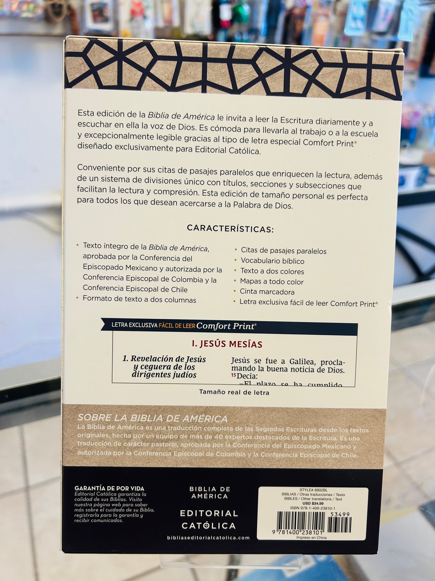 La Biblia Católica Tamaño Personal con Índice Tapa dura