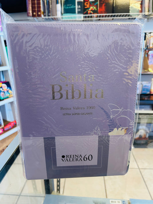 Biblia Letra Súper Gigante Color Violeta