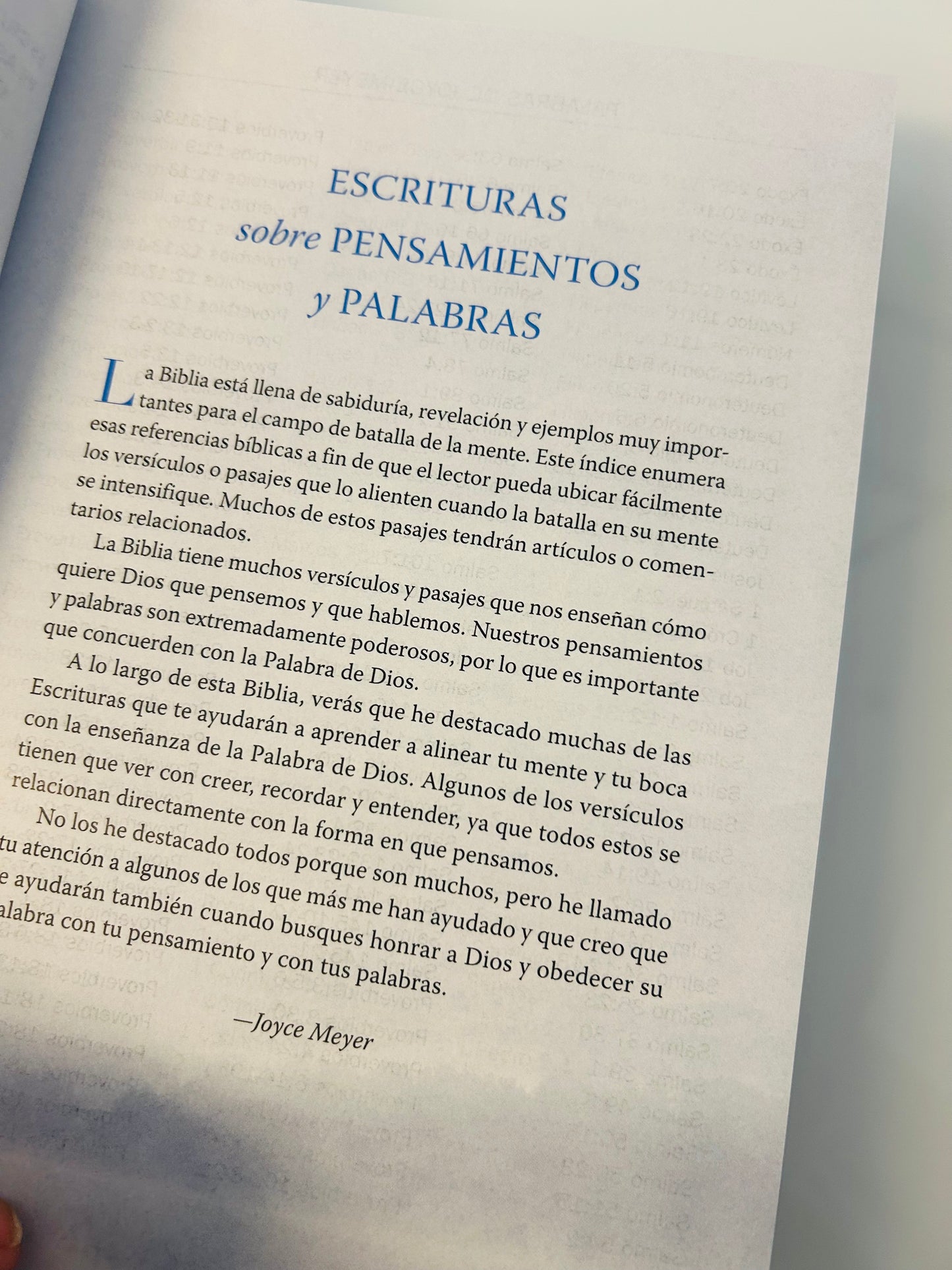 Biblia El campo de batalla de la Mente - Joyce Meyer