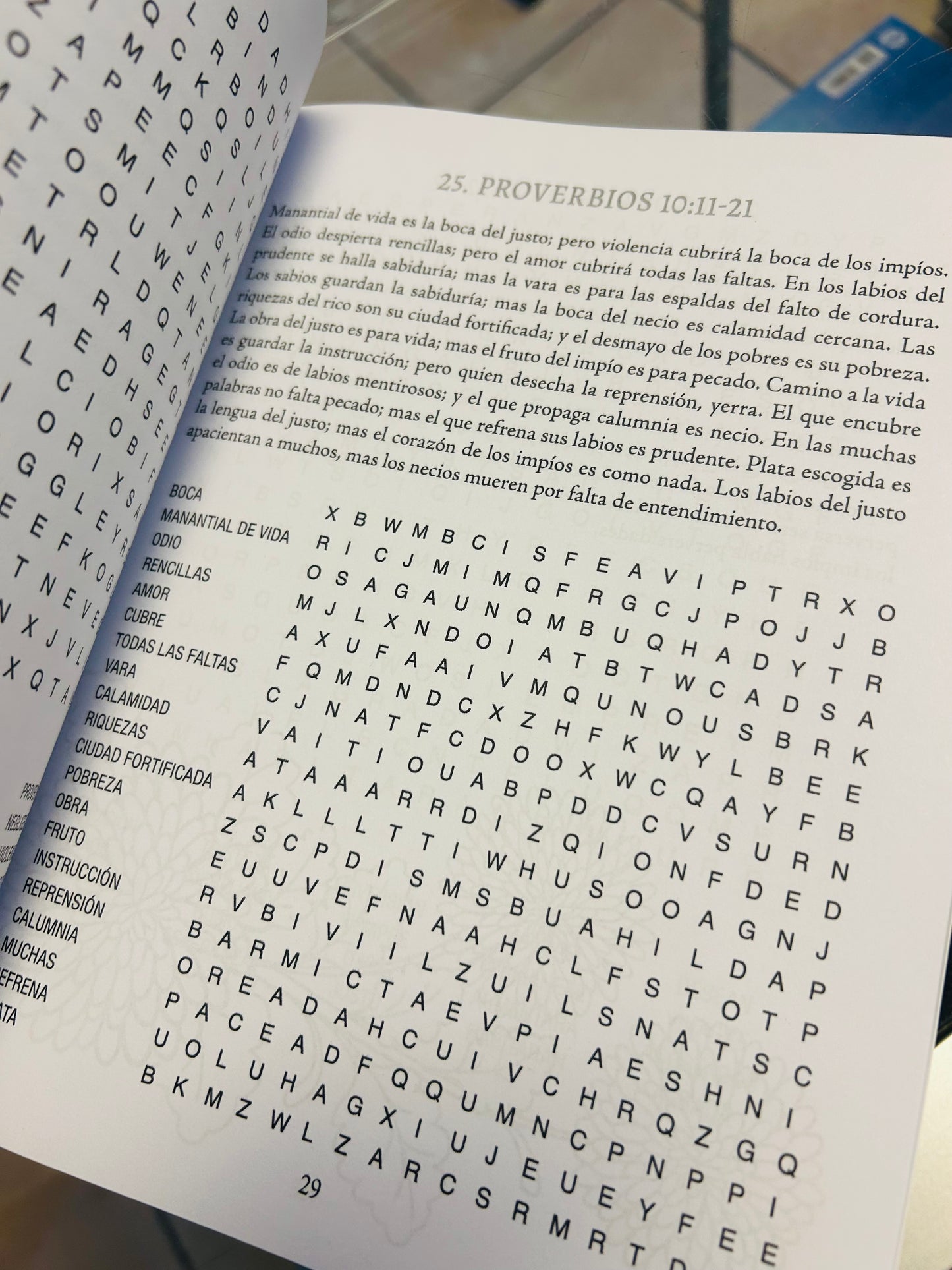 Sopa de letras Sabiduría para Mujeres
