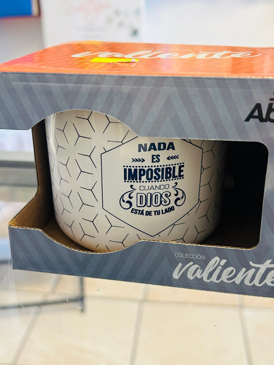 Taza Nada es Imposible cuando Dios está de tu lado.
