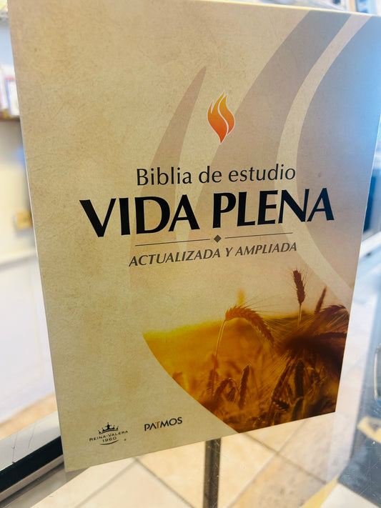Biblia de Estudio Vida Plena Actualizada y Ampliada