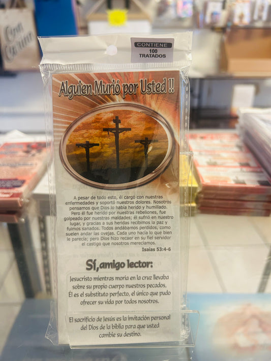 Tratados Bíblicos Alguien Murió por Usted