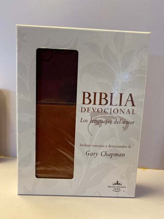 Biblia Devocional Los lenguajes del amor (Marrón)