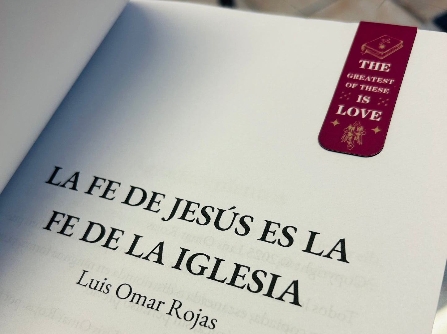 Libro: La Fe de Jesús es la Fe de la Iglesia - Luis Omar Rojas