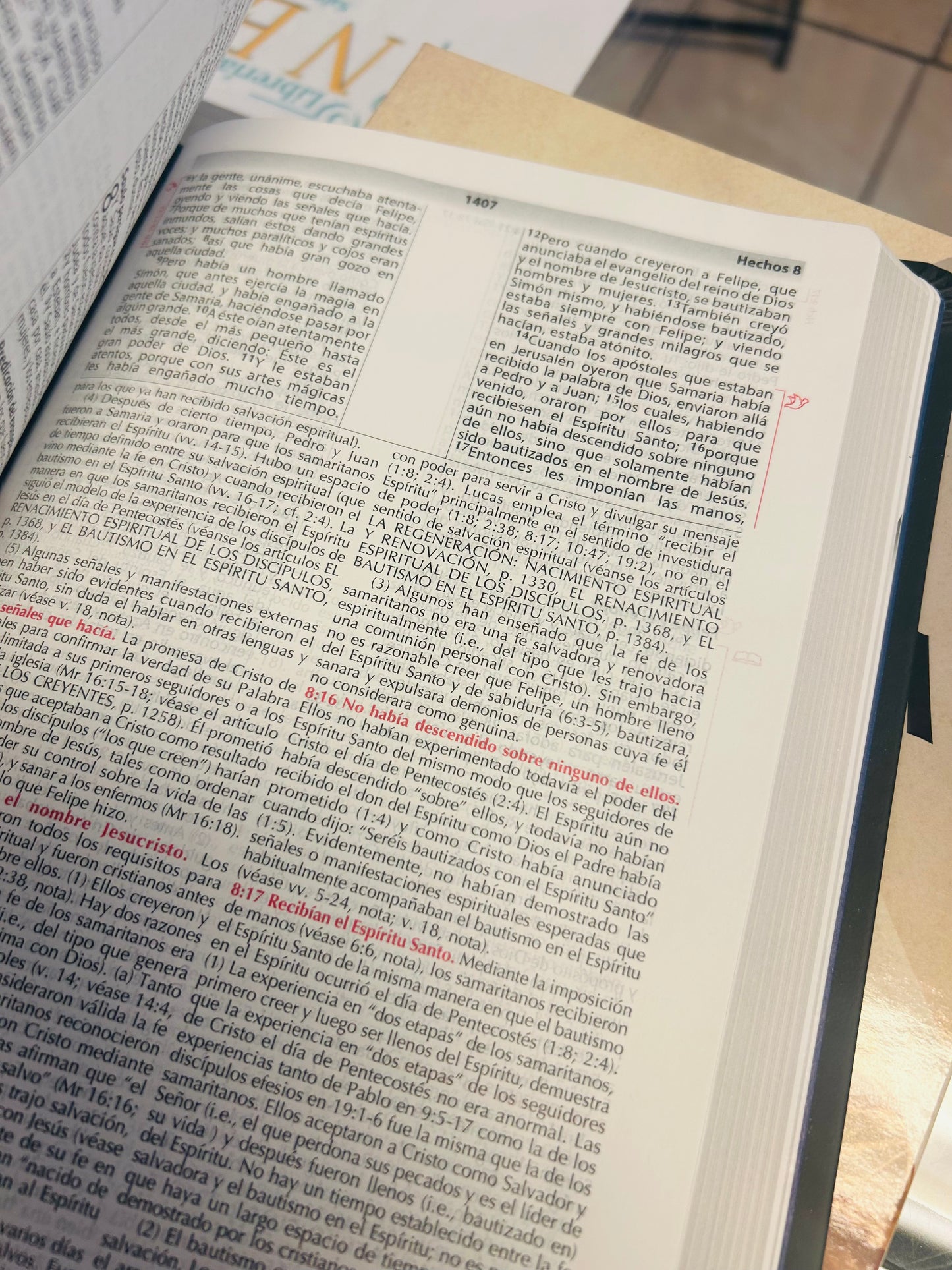 Biblia de Estudio Vida Plena Actualizada y Ampliada